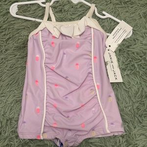 Janie and Jack Pineapple Summer Swim Suit NWT